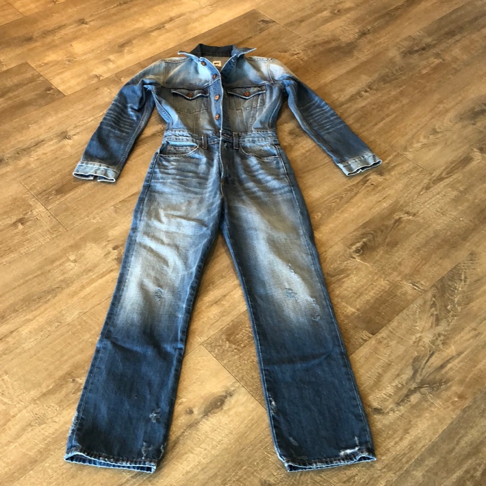 NSF Denim Jumpsuit